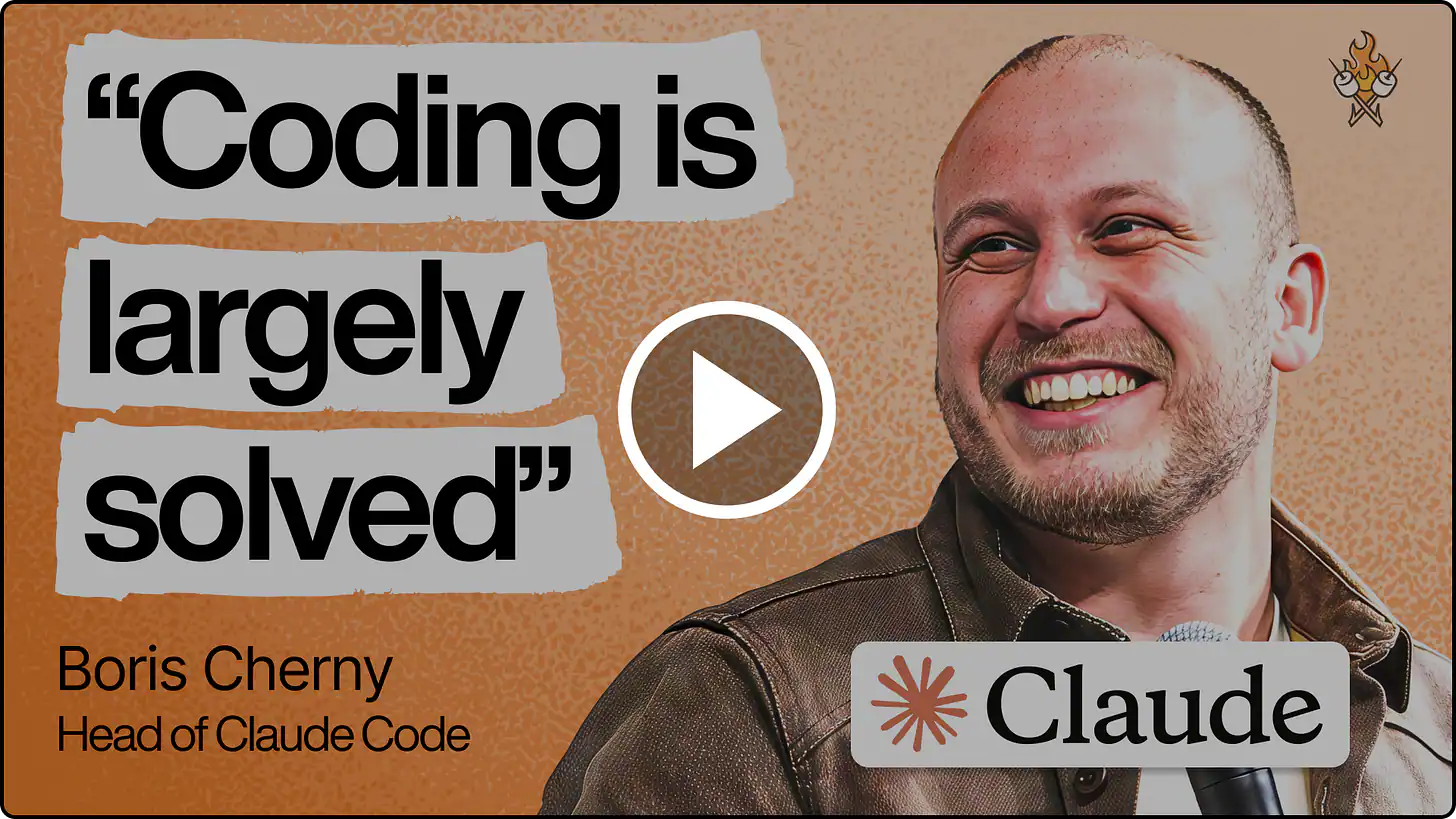 Regarder l’entretien de Boris Cherny sur Claude Code sur YouTube